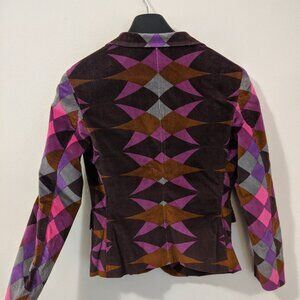 Vintage Emilio Pucci corduroy blazer, Made in Italy designer jacket